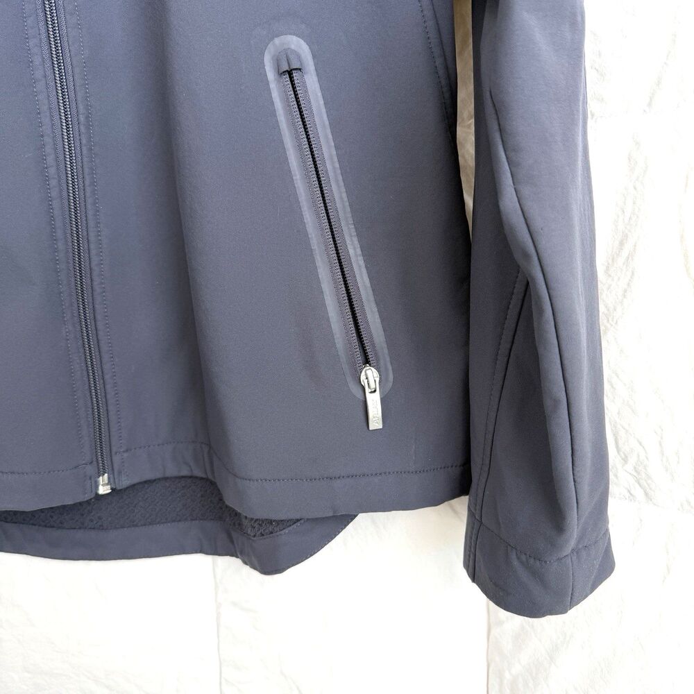 Ariat Women's New Team Softshell Wind & Water Resistant Jacket Grey XL - Picture 4 of 15